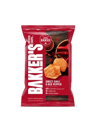 Sweet Chili And Red Pepper Oven Baked Potato Chips